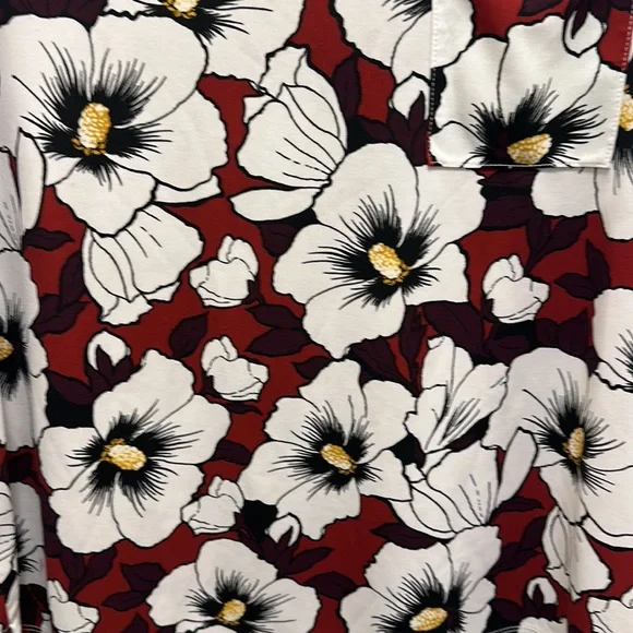 Anne Taylor Floral Tank Top Size Large - Picture 2 of 5